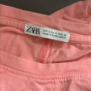 Pink Zara TShirt Dress